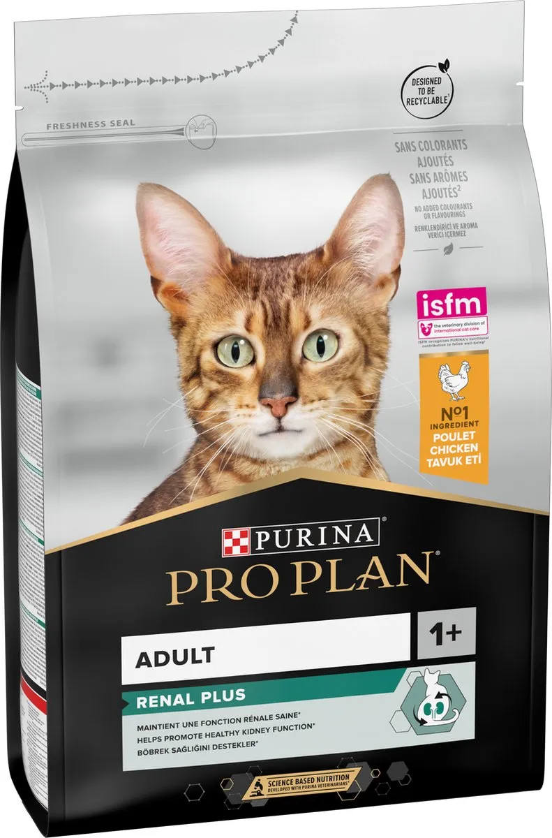 Pro plan Adult Renal Plus - Katten Droogvoer - Kip - 3 kg