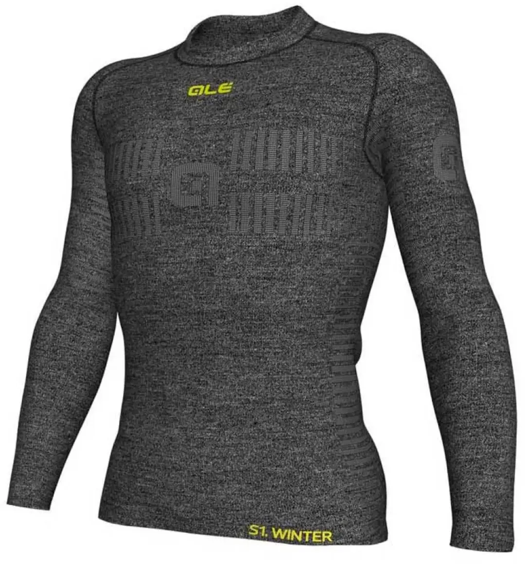 Alé Seamless Wool Ondershirt Lange Mouwen - Grijs - afbeelding 5 van 6