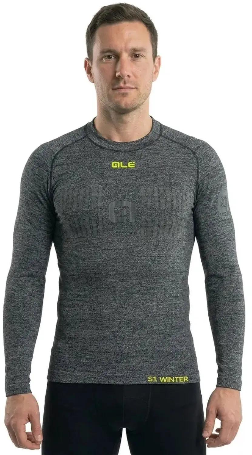 Alé Seamless Wool Ondershirt Lange Mouwen - Grijs - afbeelding 6 van 6