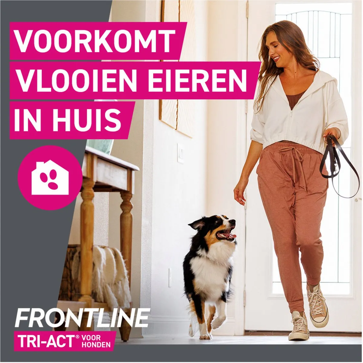 Frontline Tri-Act M Anti-Vlooien & Teken Druppels 6ml - 3 Pipetten