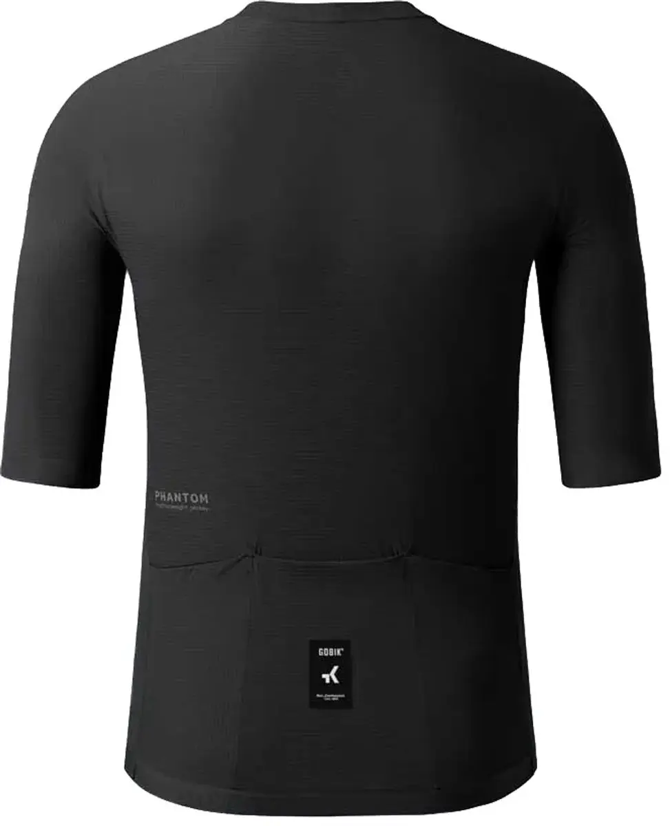 Gobik Phantom Wielertrui Korte Mouw - Zwart - L - afbeelding 2 van 3