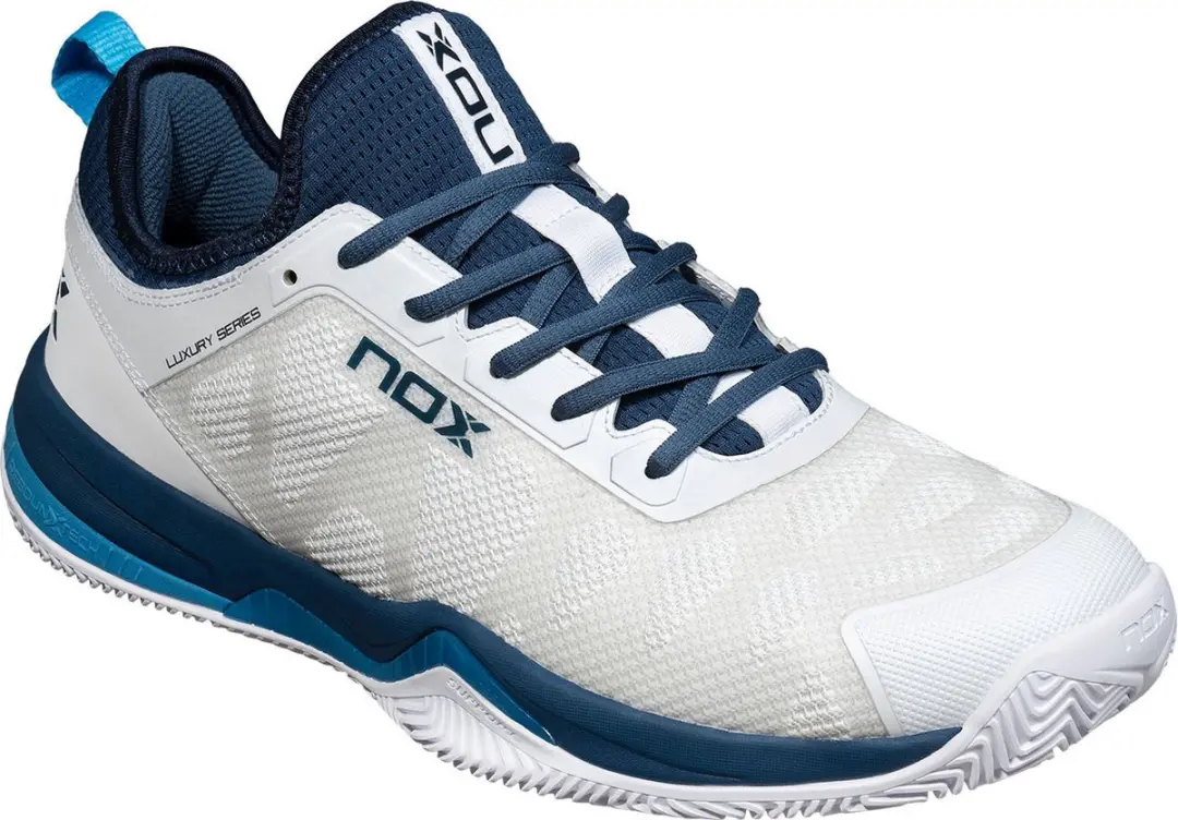 Nox AT10 Nerbo Padelschoenen - Wit/Blauw - EU 41 - afbeelding 2 van 6