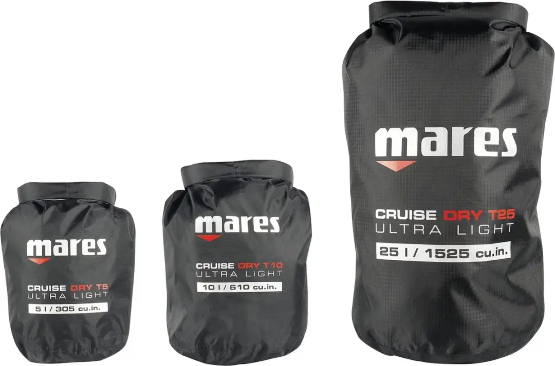 Mares Cruise Dry T-Light droogtas 10L - Zwart - afbeelding 2 van 3
