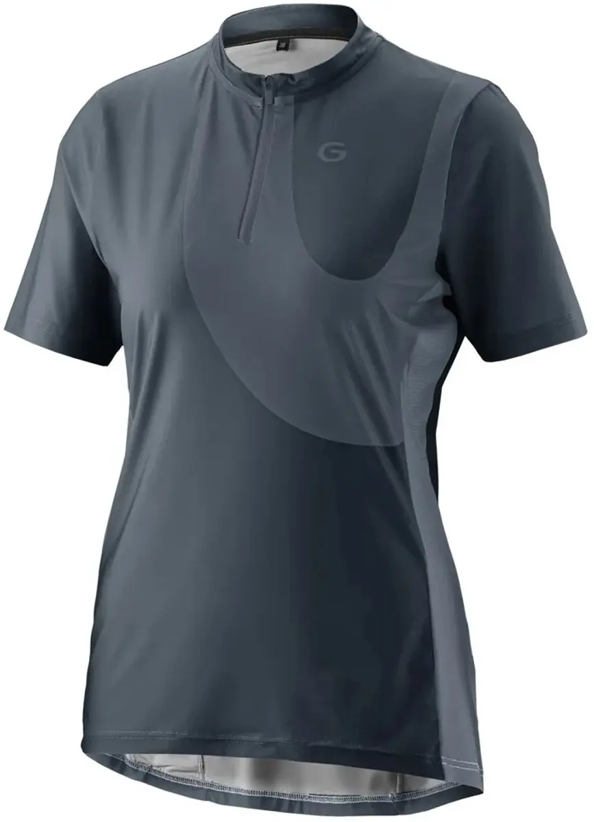 Gonso Adventure Halfzip Korte Mouw Wielertrui Dames - afbeelding 3 van 3