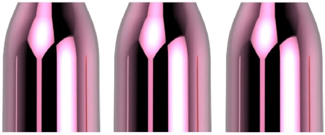 L Style Champagne Rings Metal