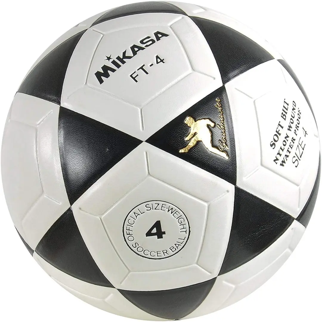 Mikasa FT-4 Voetbal Zwart, Wit