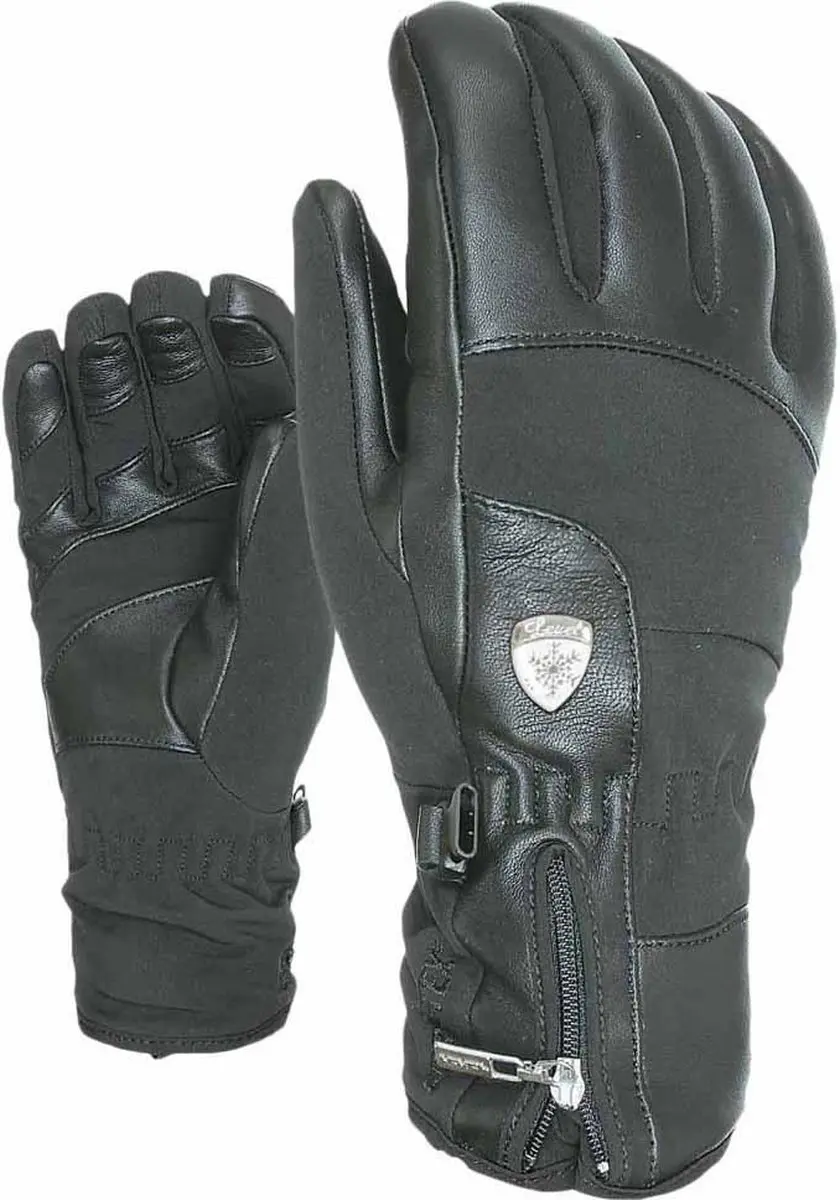 Level Iris Dames Skihandschoenen - Zwart - S - afbeelding 2 van 4