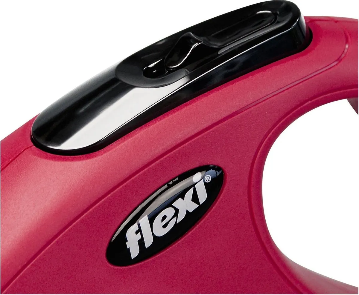 Flexi New Classic Tape Hondenriem - Rood - XS - 5m
