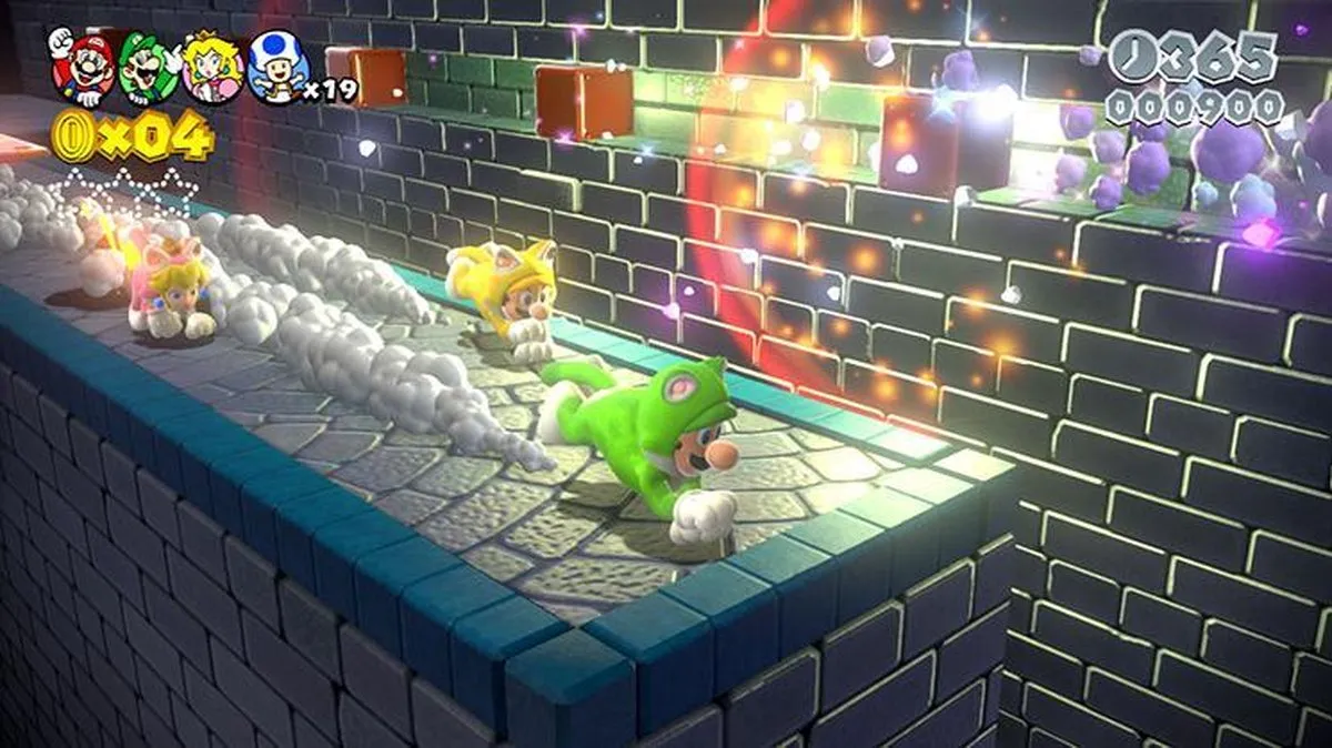 Nintendo Super Mario 3D World Wii U - 4 Spelers