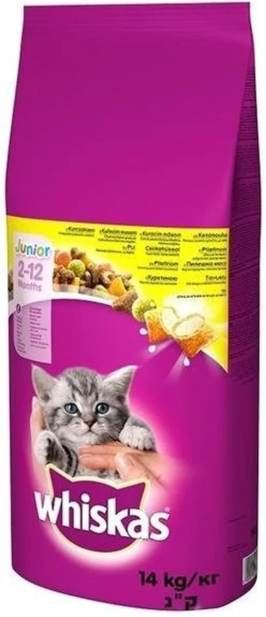 Whiskas Junior Kip 14kg - Voor Kittens