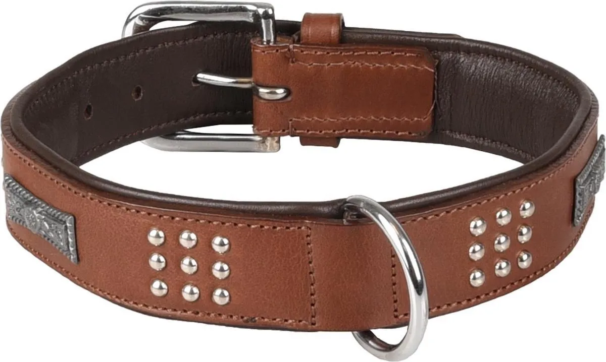 Flamingo Sedona Gevoerd Halsband - Bruin L 43-50cm