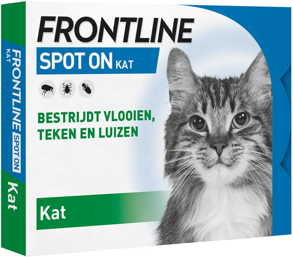 Frontline Frontline Spot-On Kat - Apotheek - 0.5 ml 3 pip Kat >1 Kg