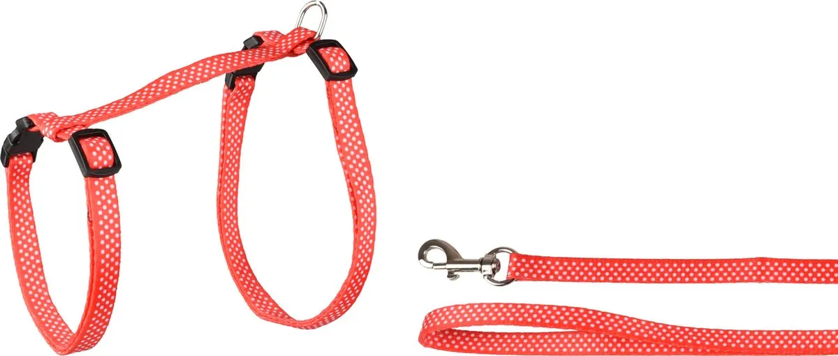 Flamingo Kattenharnas Aiwa Grote Kat 25-40cm - 10mm - Assorti