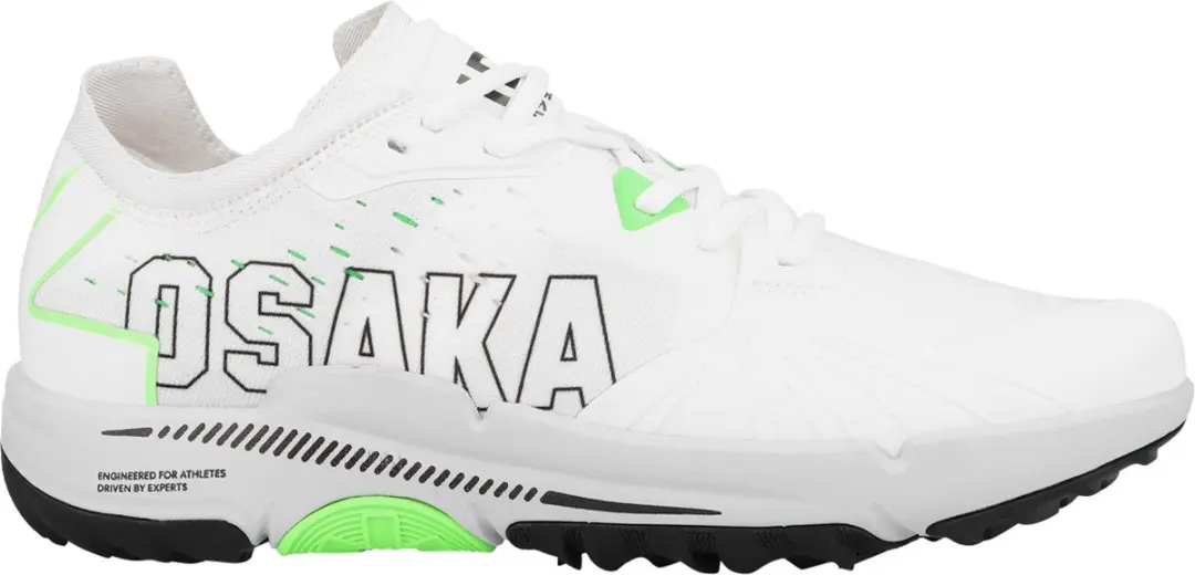 Osaka iDo Mk1 Hockeyschoenen TF - White/Black/Green