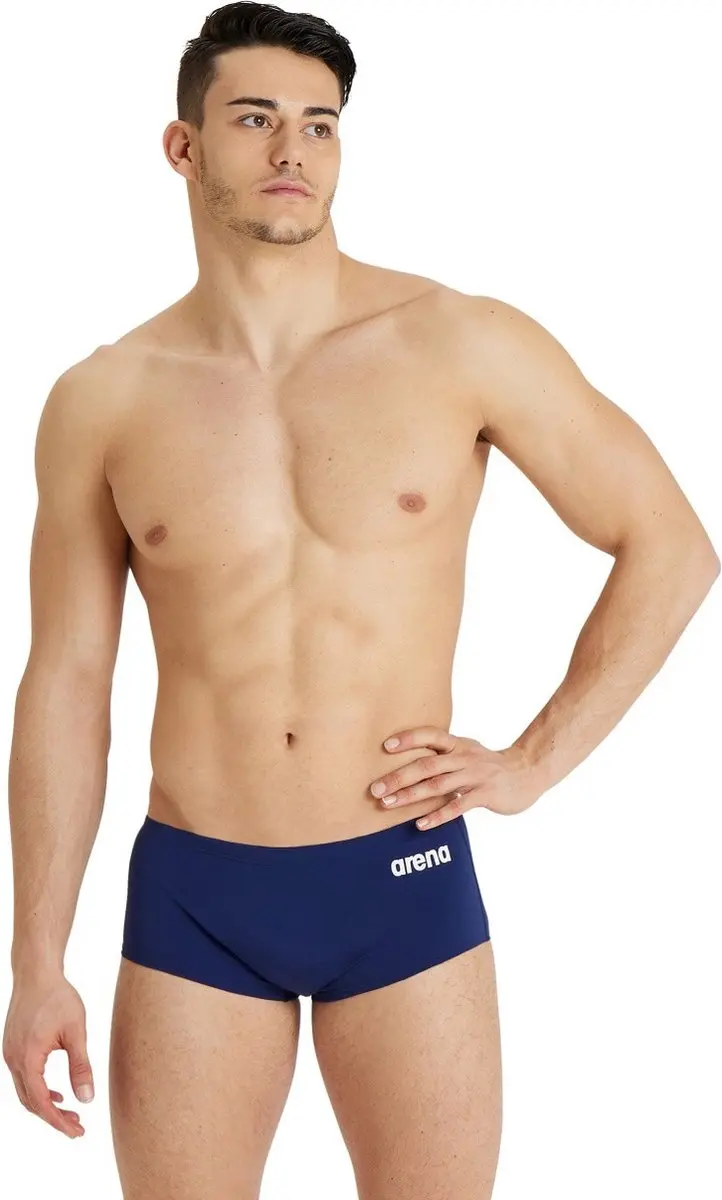 Arena M Team Laag Uitgesneden Zwembroek - Navy/Wit - afbeelding 5 van 6