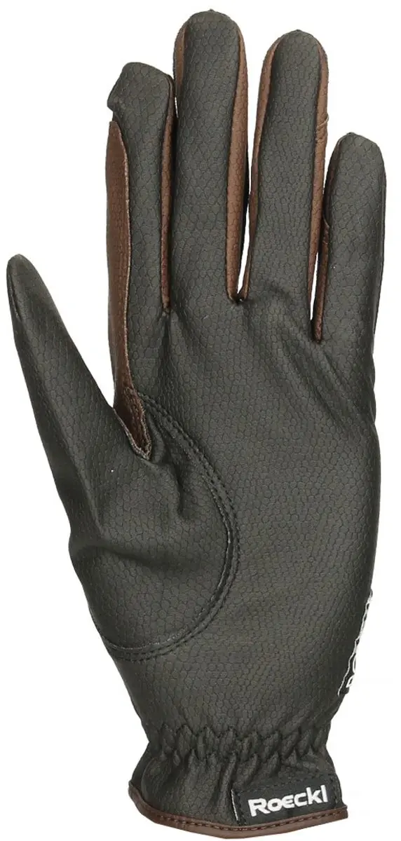 Roeckl Handschoenen Roeckl Bicolor Grip Zwart-donkerbruin