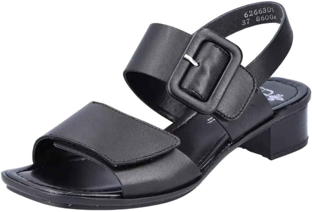Rieker Dames Sandalen 62663 Zwart