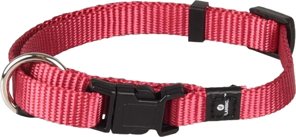 Flamingo Ziggi Halsband - Kersenrood L 45-65cm