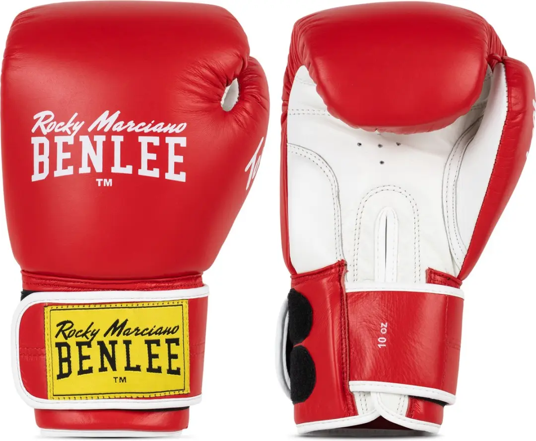Benlee Tough Leren Bokshandschoenen Rood 16 oz