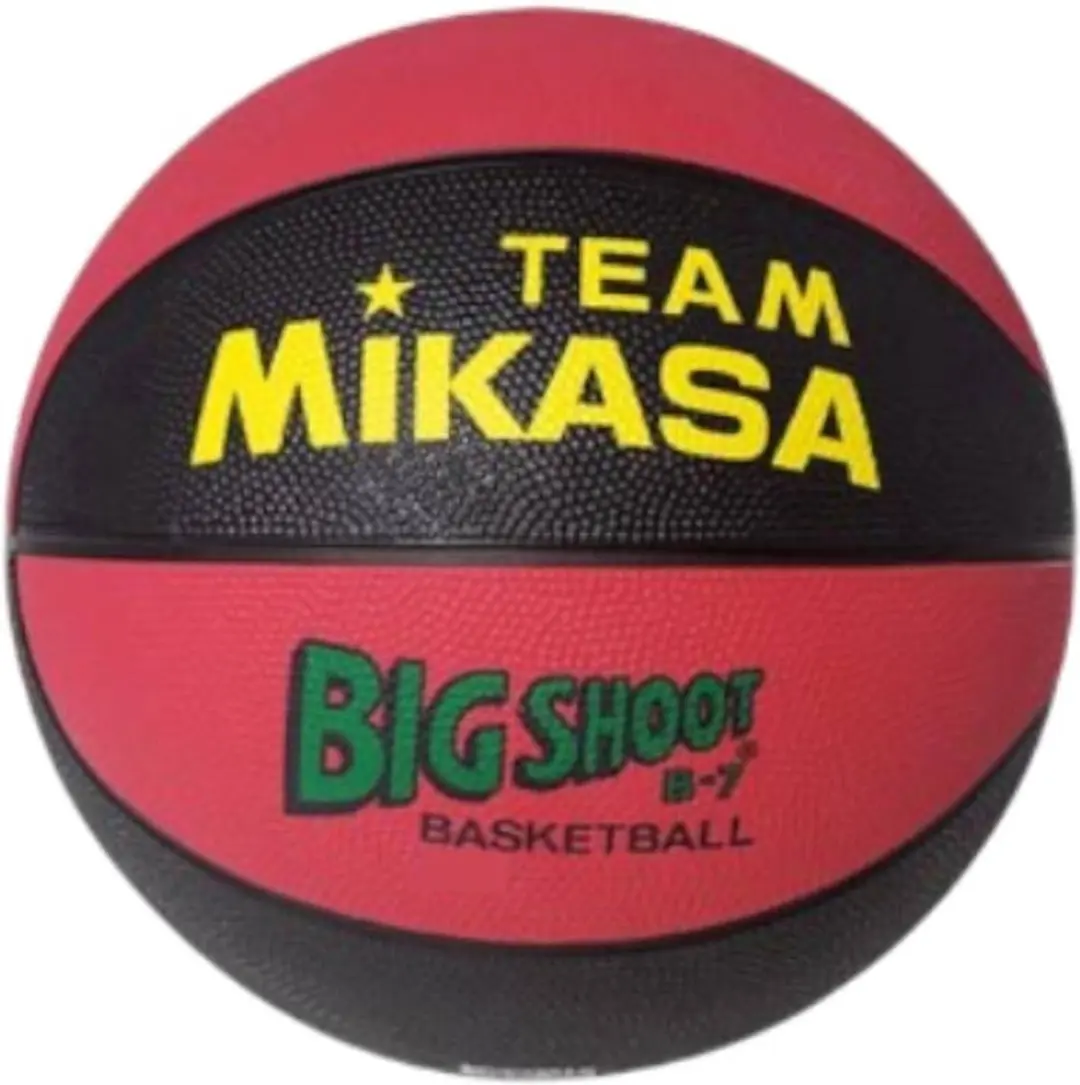 Basketbal Mikasa Big Shoot 153 Maat 3 Zwart/Rood