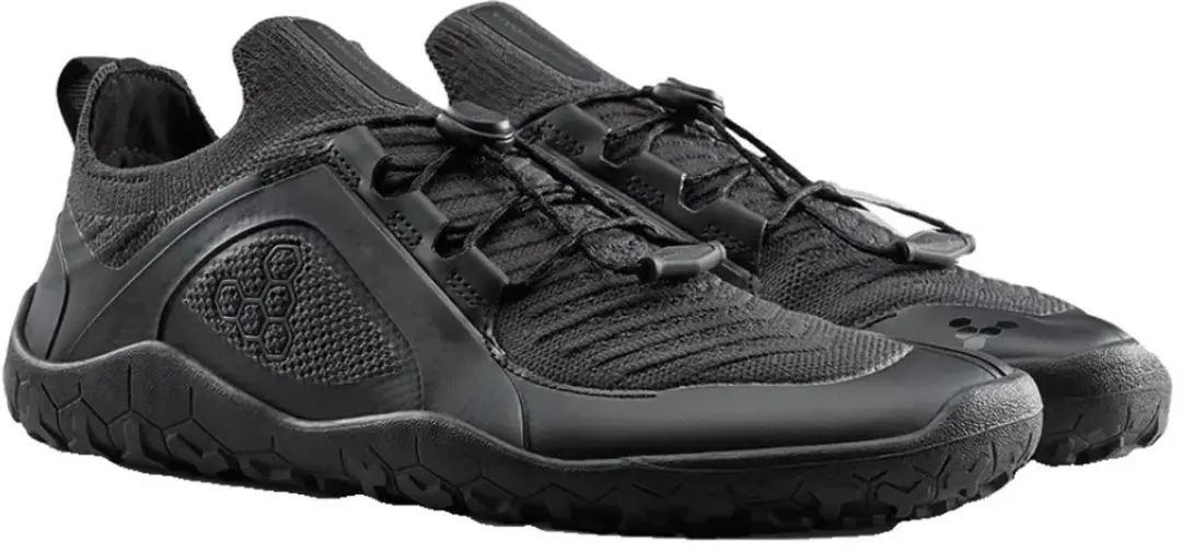 Vivobarefoot Primus Trail Knit FG Trailschoenen - Zwart - afbeelding 3 van 6