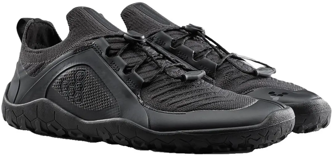Vivobarefoot Primus Trail Knit FG Trailschoenen - Zwart - afbeelding 2 van 6