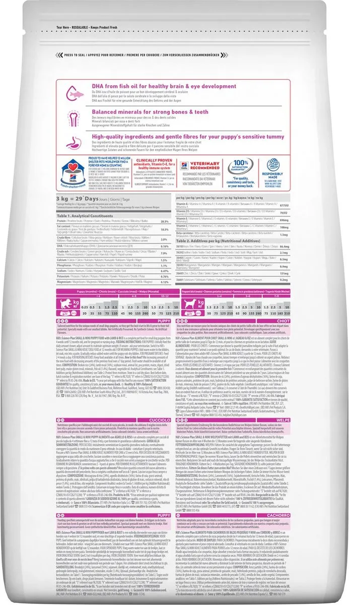 Hill's Science Plan Small & Mini Puppy Lam & Rijst 6kg