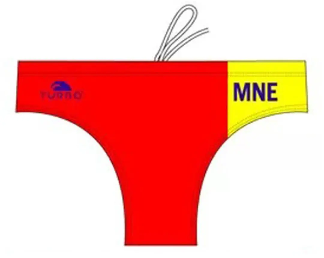 Turbo Montenegro Zwemslip Oranje S Man