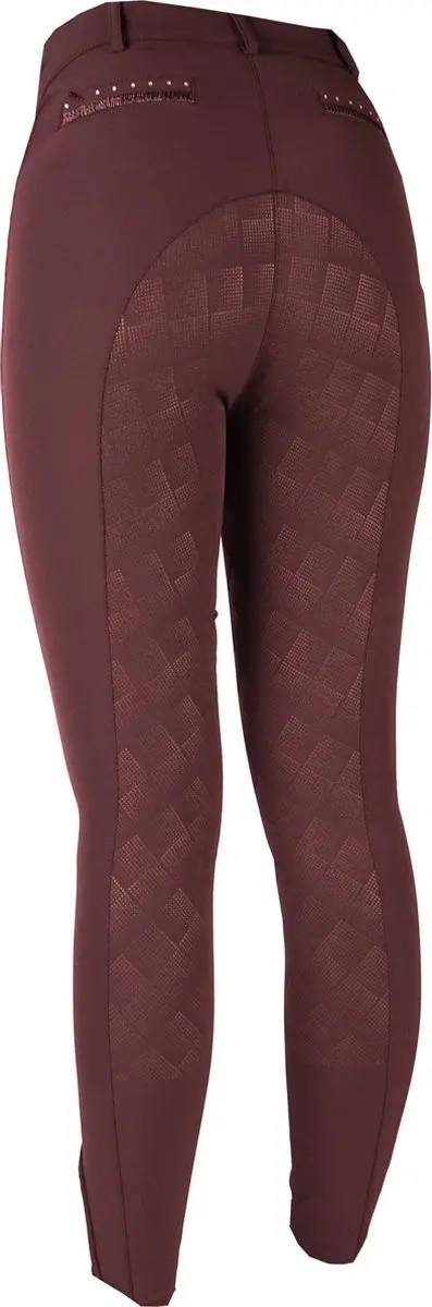 Horka Rijbroek Alexa Dames Micropolyester Bordeaux Maat 44 - afbeelding 5 van 6