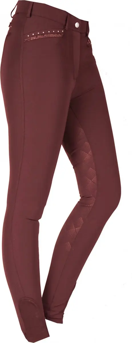Horka Rijbroek Alexa Dames Micropolyester Bordeaux Maat 44