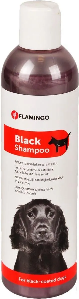 Flamingo Hondenshampoo Zwarte Vacht 0.3L