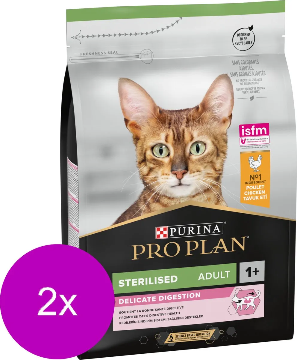 Pro Plan Cat Sterilised Kip - 2x3kg