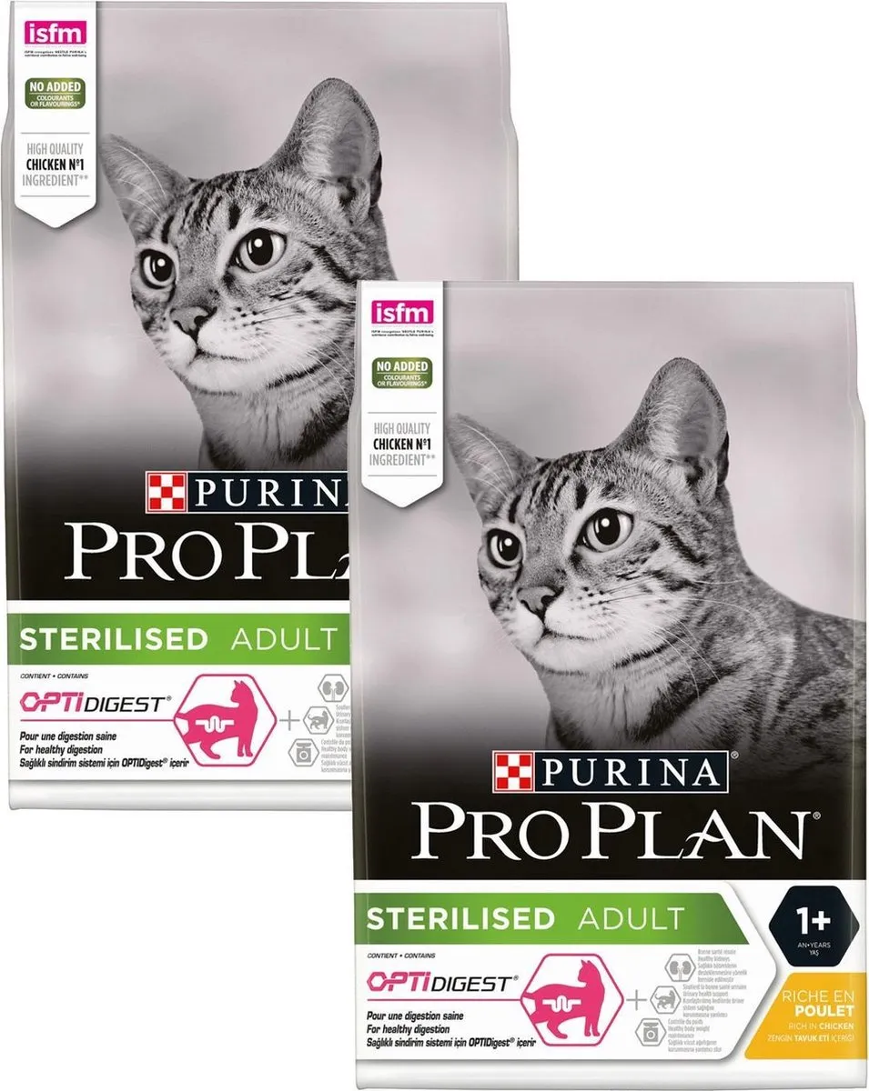 Pro Plan Cat Sterilised Kip - 2x3kg