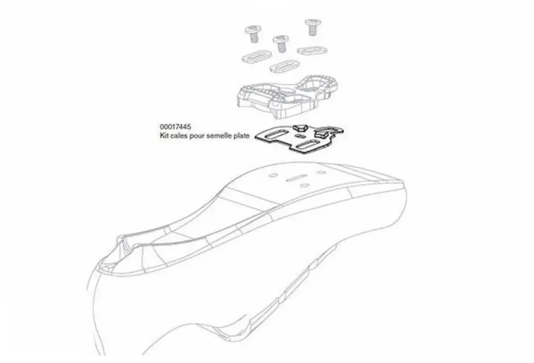 LOOK Keo Spacer voor Flat Sole Pedals - afbeelding 2 van 2