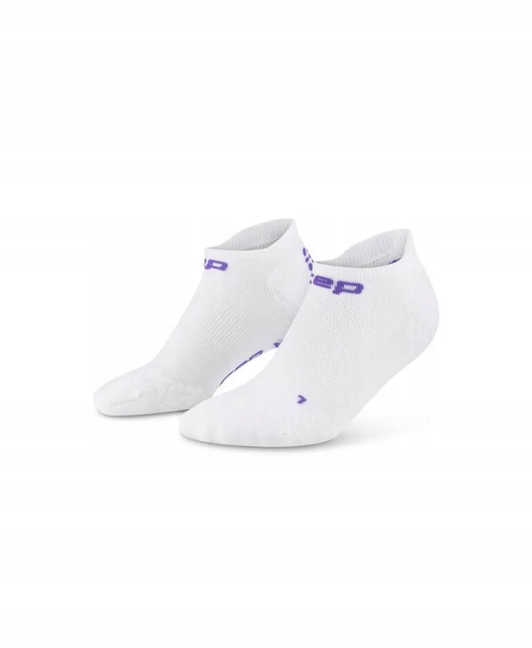 CEP Core Run Ultralight No Show Compressie Sokken Dames Wit S
