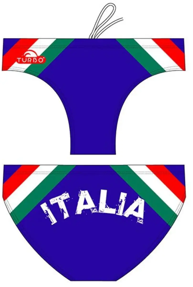 Turbo Italy Zwemslip Blauw M Man