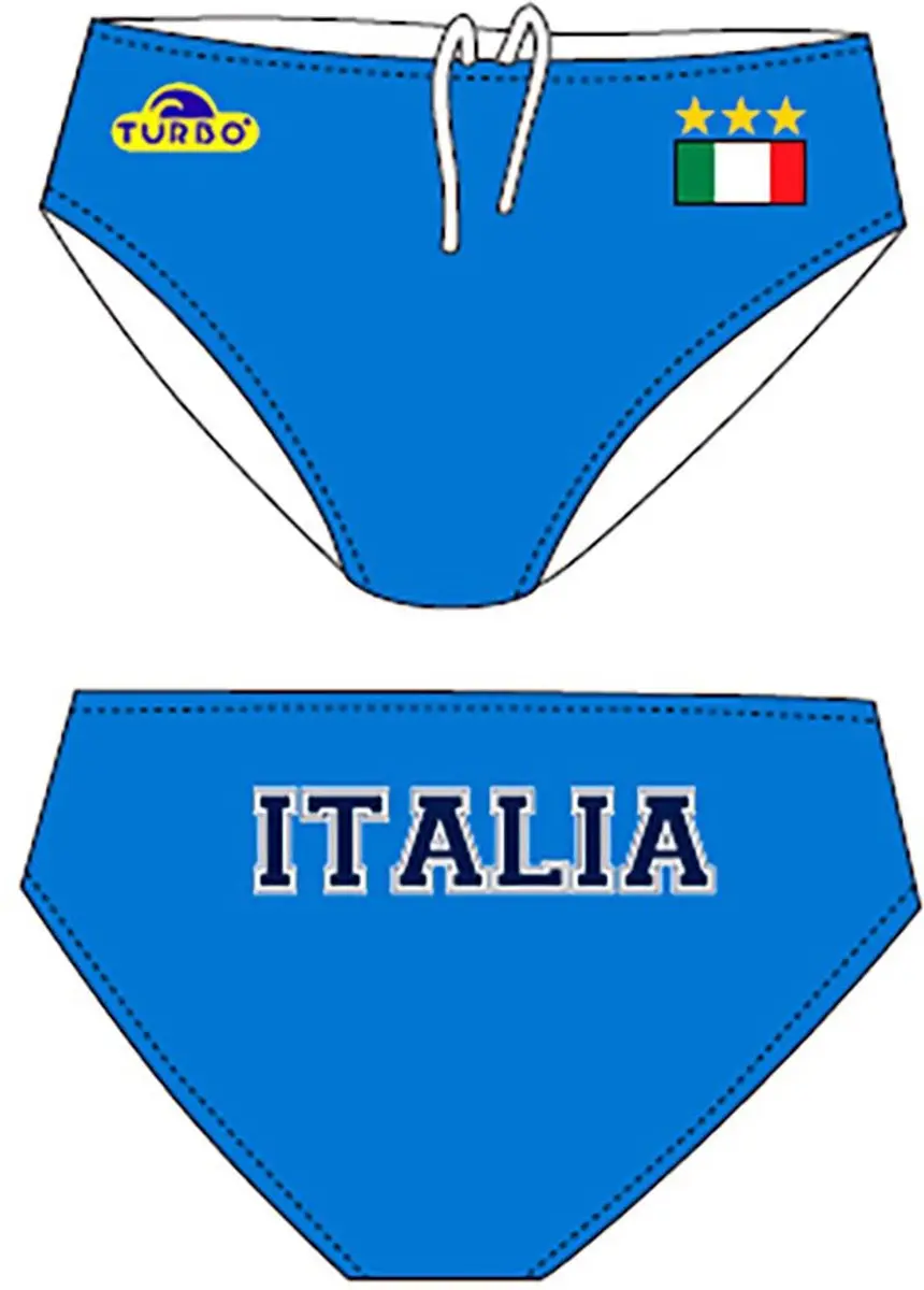Turbo Italy Zwemslip Blauw XL Man