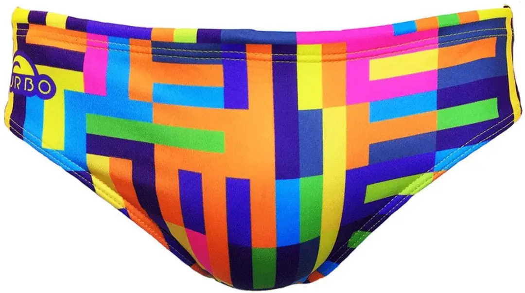 Turbo Labyrinth Zwemslip Veelkleurig 3XL Man