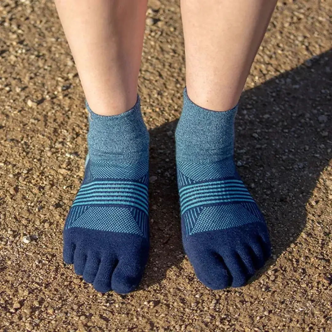 Injinji Trail Mini-Crew Teensokken Dames - Grijs - afbeelding 6 van 6