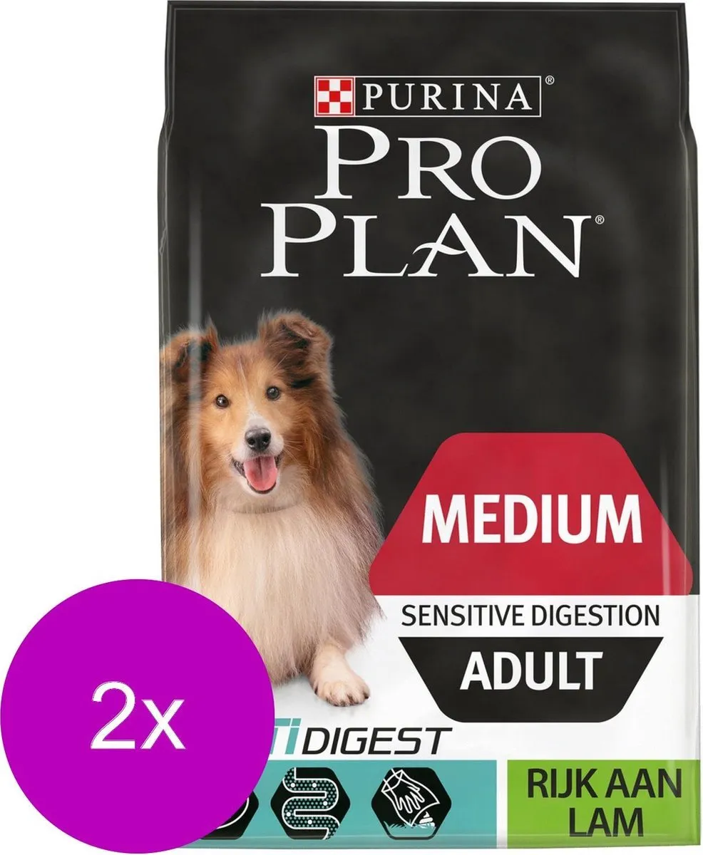 Pro Plan Dog Adult Medium Sensitive Digestion - 2x3kg