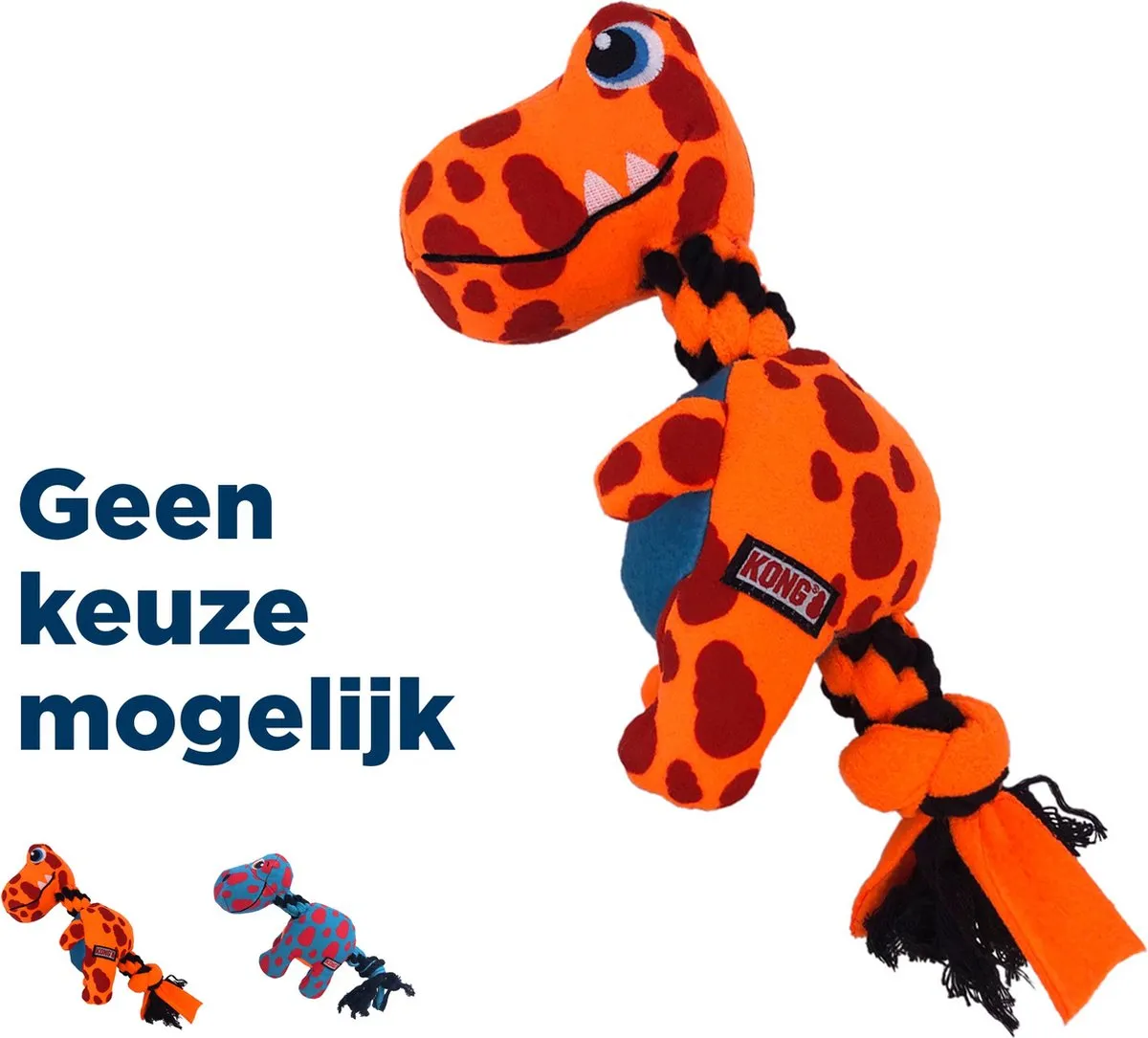 KONG Hondenknuffel Dino 10x14x31cm