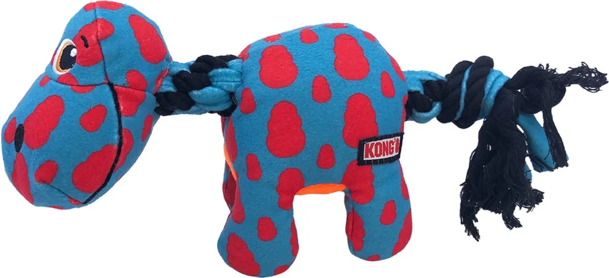 KONG Hondenknuffel Dino 10x14x31cm - Blauw