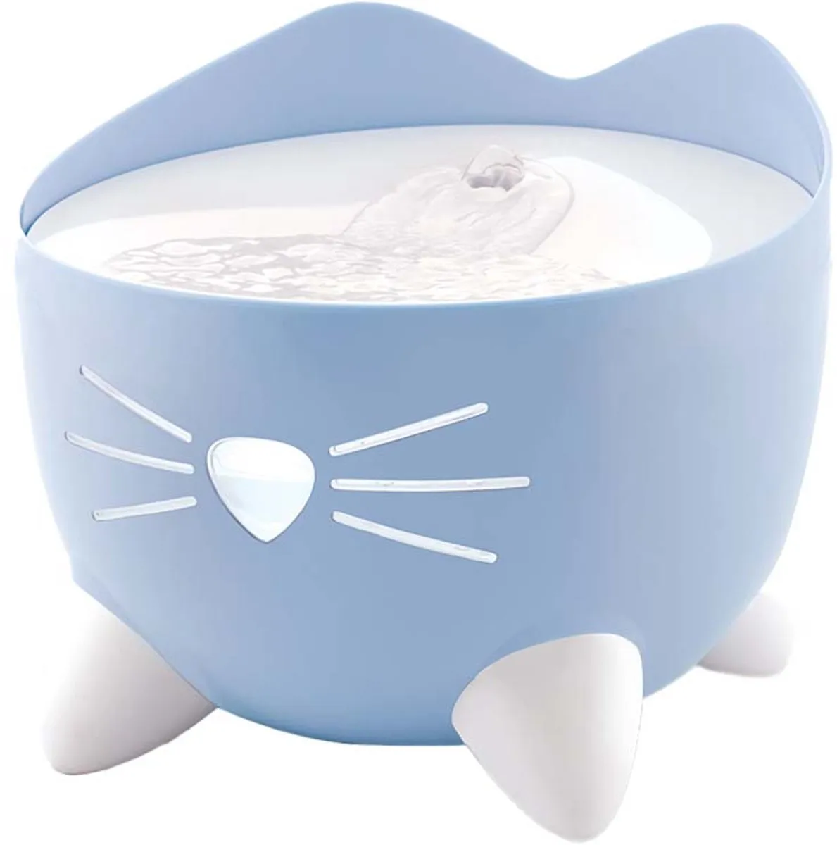 Catit Pixi Fountain Combi Kit - Drinkfontein & Voerbak Groen Wit