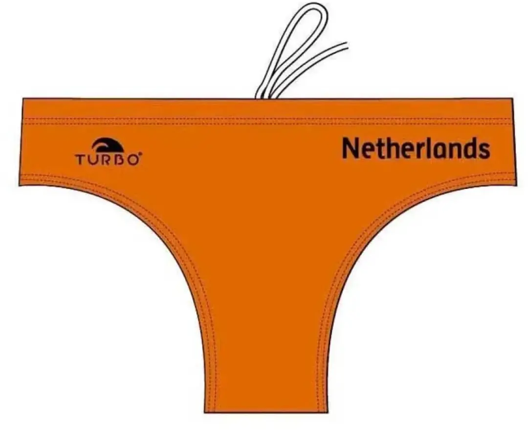 Turbo Holland Zwemslip Oranje M Man