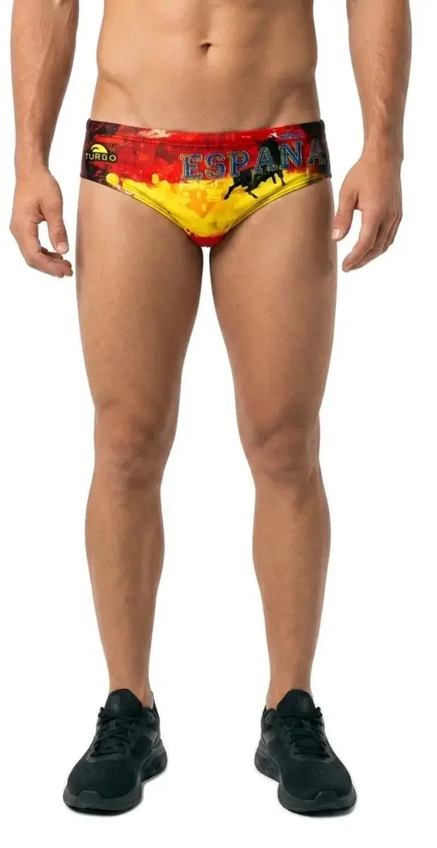 Turbo Spain Bull Tag 2015 Zwemslip - Geel/Rood - 5XL - afbeelding 5 van 5