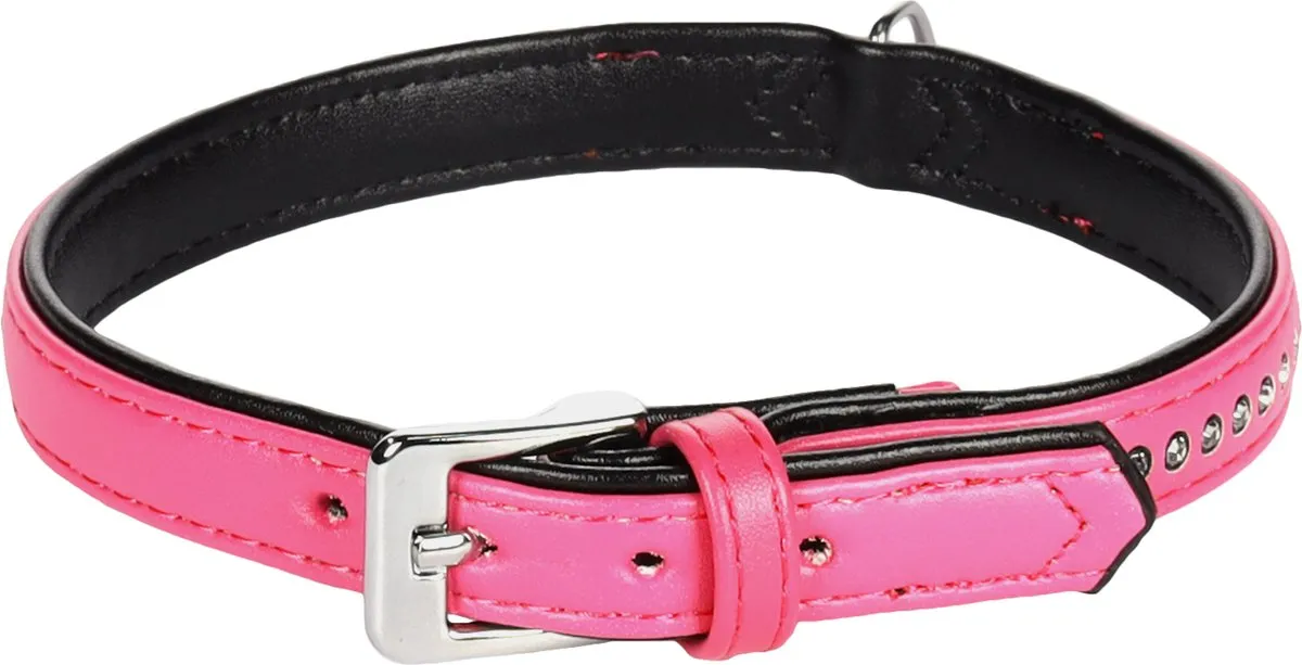 Flamingo Monte Carlo Gevoerd Hond Halsband Roze