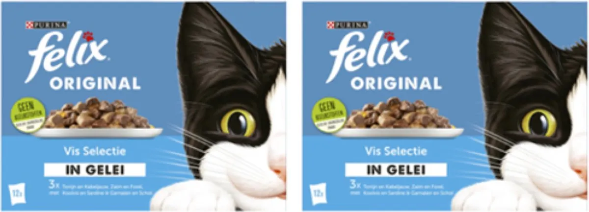 Felix Original Vis Selectie in Gelei Kattenvoer