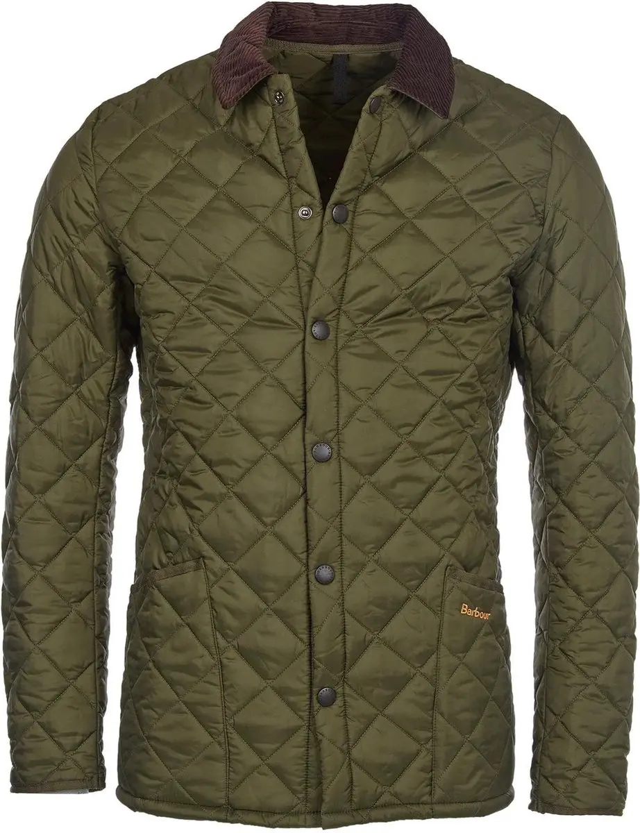 Barbour Heritage Liddesdale Quilted Jas Groen