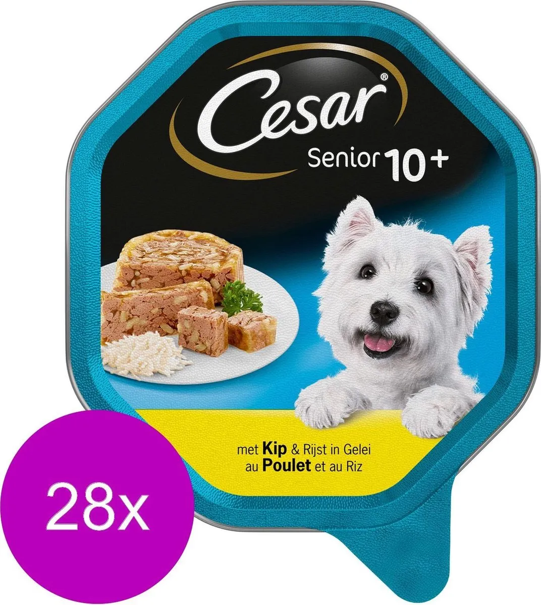 César Alu Senior Hondenvoer 150g