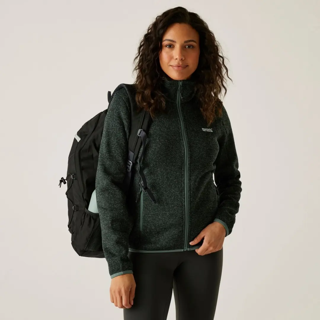 Regatta Newhill Full Zip Lichtgewicht Wandelfleece - Groen - afbeelding 5 van 6